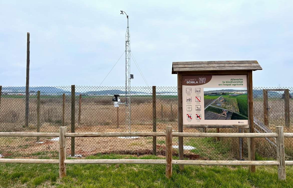 Darrera instala una nueva estación meteorológica municipal Vantage Pro2 Plus en Santpedor